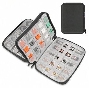 HAWEEL Watch Band Organizer Box Earphones/U Disk/Digital Cable Storage Case